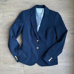 J. CREW FACTORY Navy Schoolboy Blazer *00* *Never Worn*